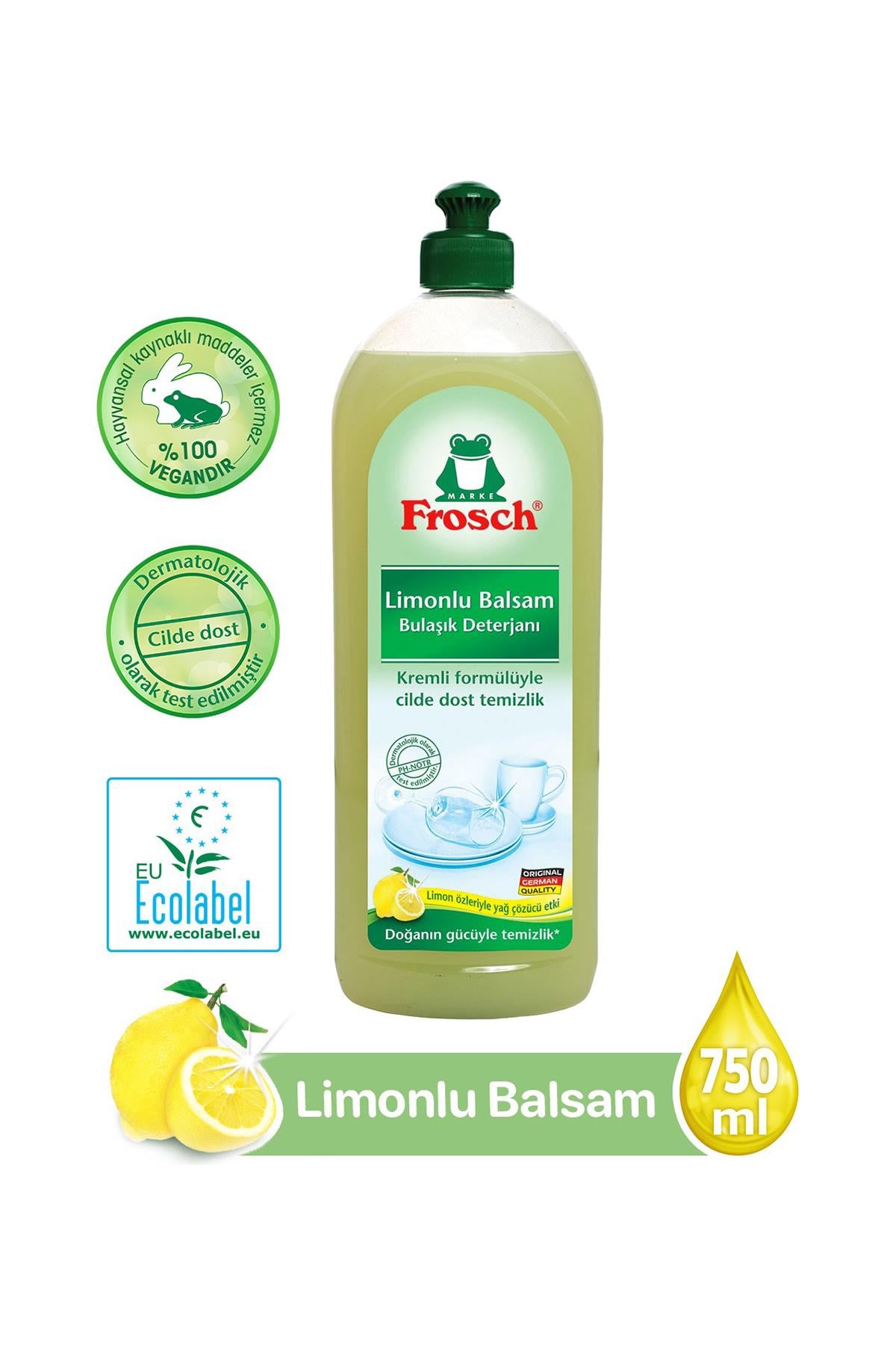 FROSCH LİMONLU BALSAM BULAŞIK DETERJANI750
