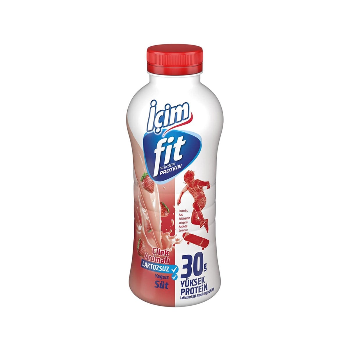 İÇİM FİT LAKTOZSUZ ÇİLEK AROM.SÜT 500 ML