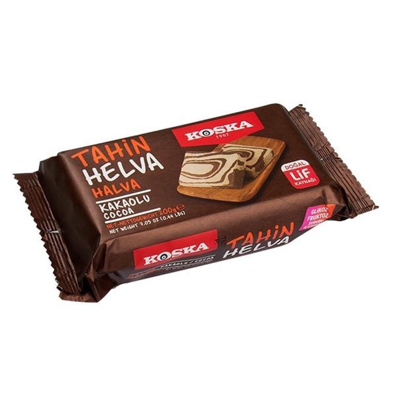 KOSKA TAHİN HELVA KAKAOLU 200 G