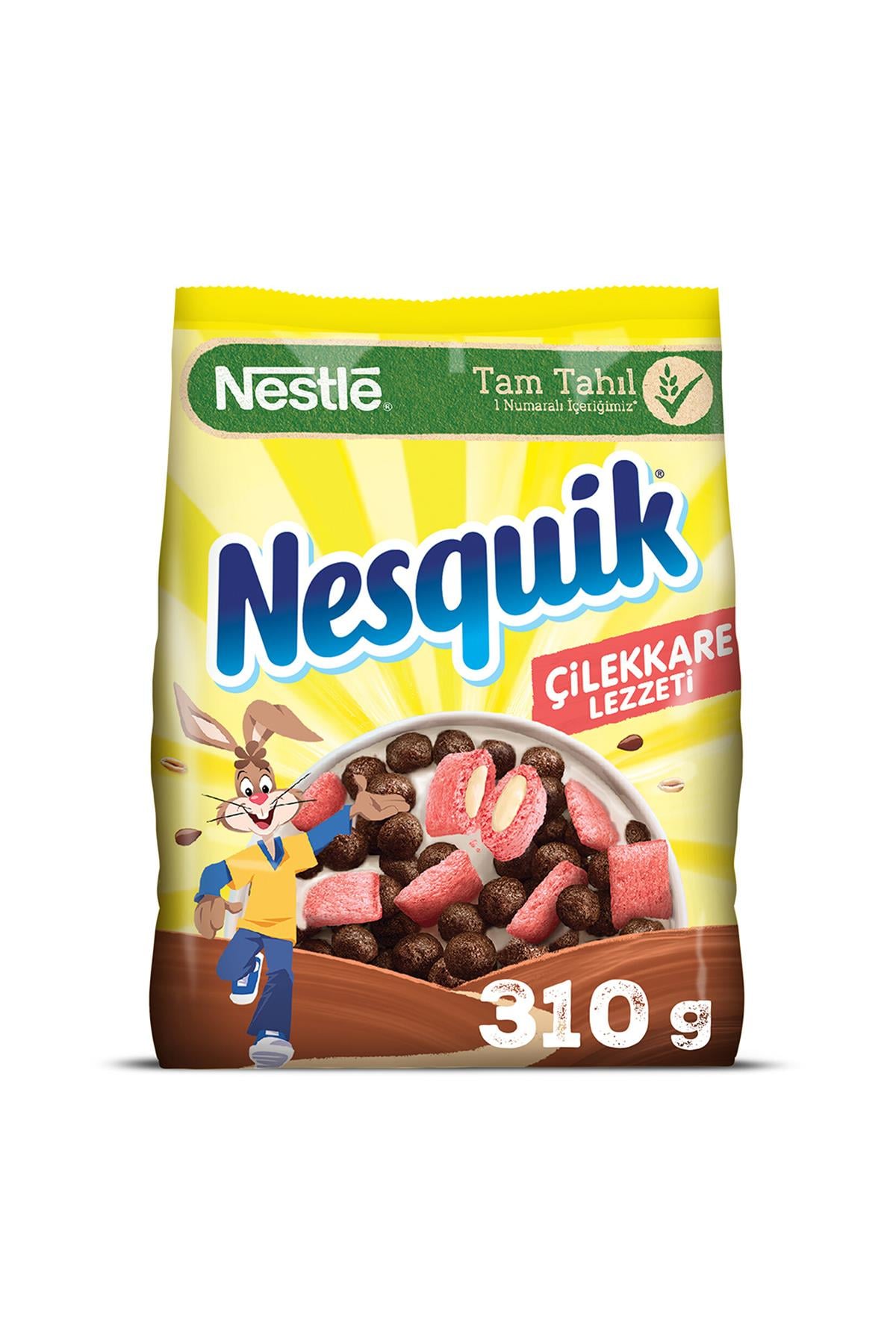 NESQUİK ÇİLEK AROMALI VE KAKOLU TAHIL GEVREĞİ 310 