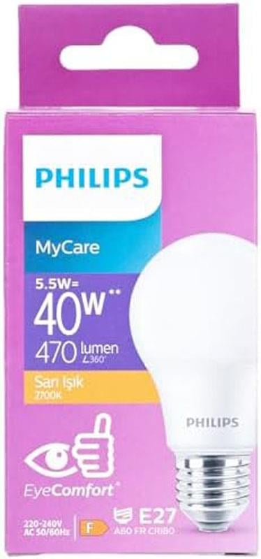 PHILIPS LED WARM WHİTE 40 WATT 470 LUMEN