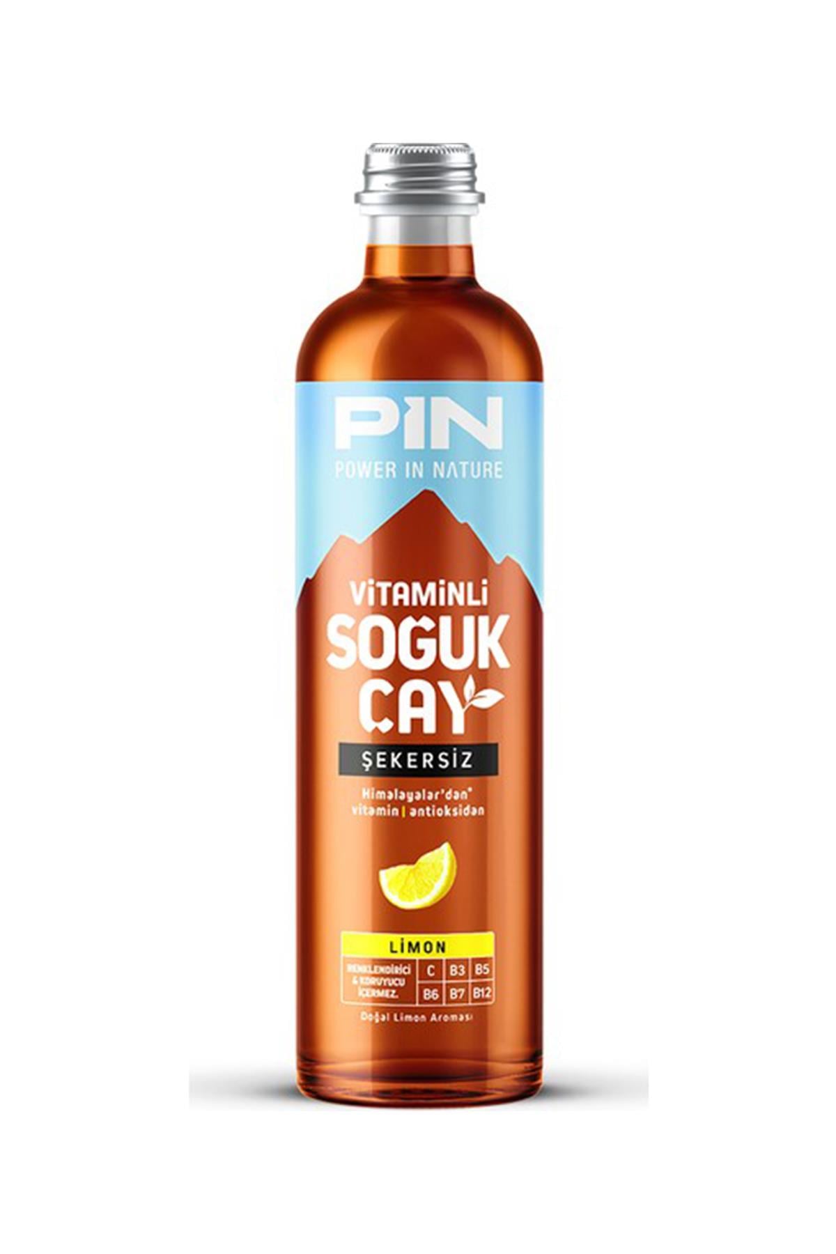 PIN VİTAMİNLİ LİMONLU ŞEKERSİZ SOĞUK ÇAY 250 ML