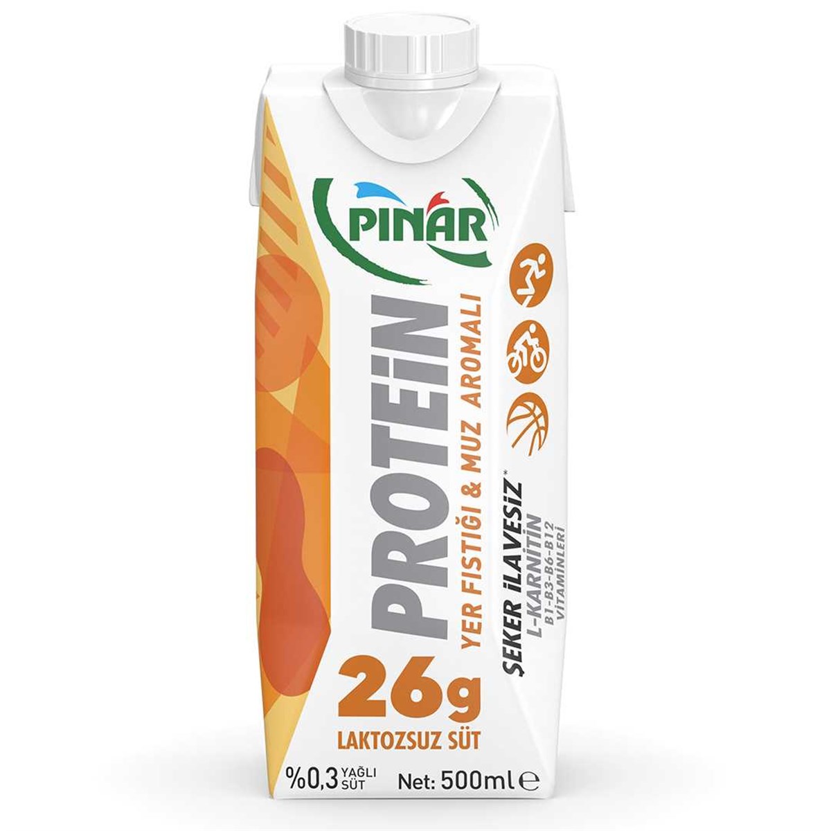 PINAR PROTEİN YERFISTIGI VE MUZLU SÜT 500ML