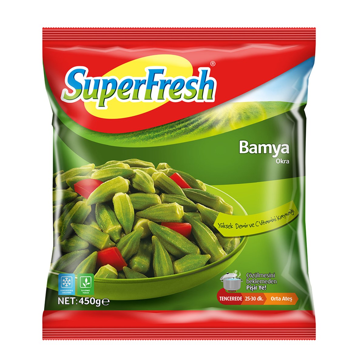 S.FRESH BAMYA 450 GR.