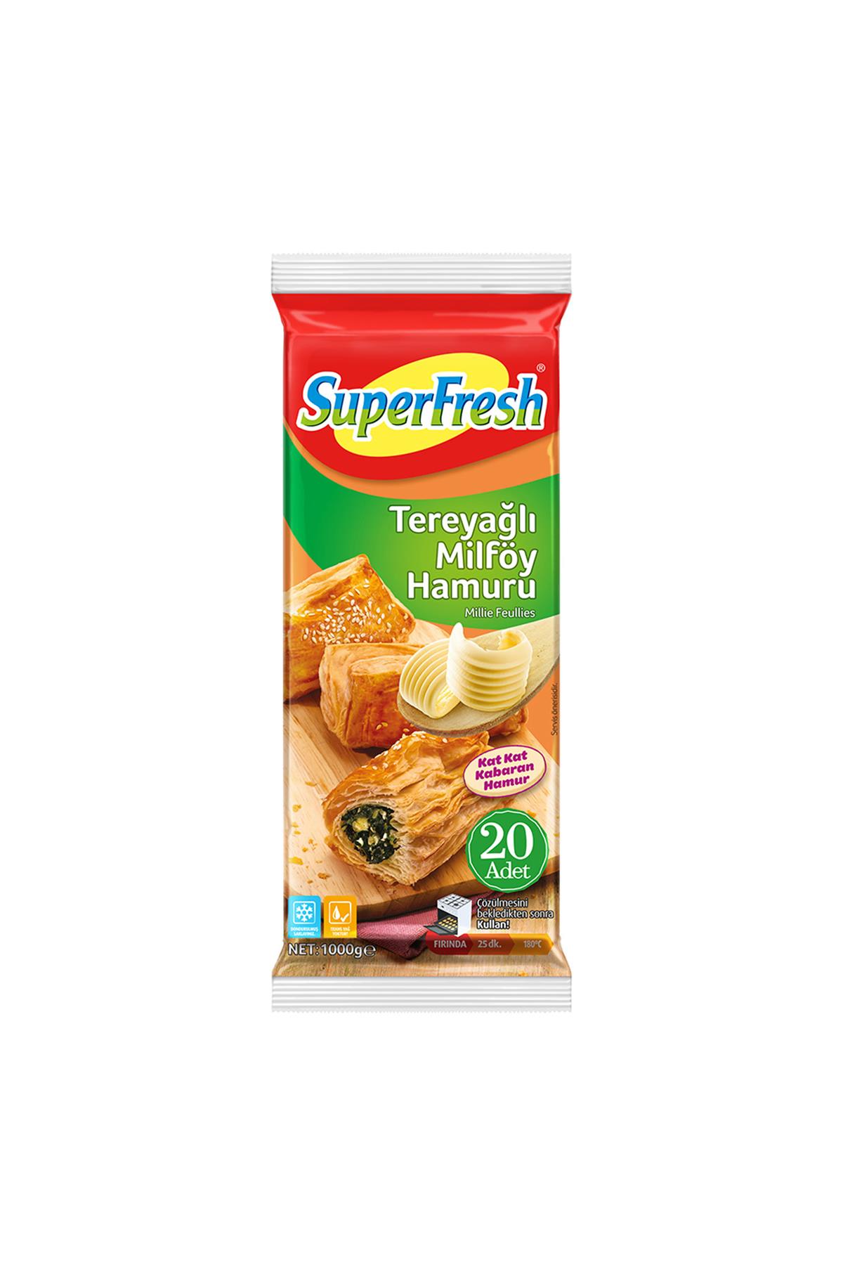 S.FRESH TEREYAĞLI MİLFÖY HAMURU