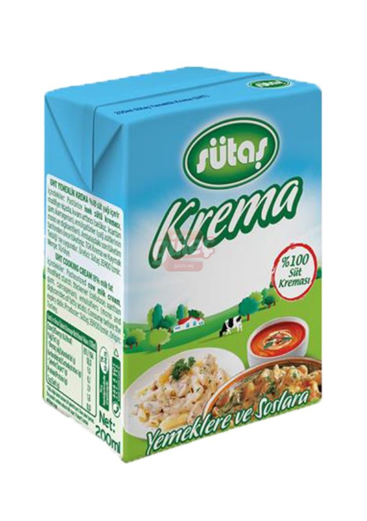 SÜTAŞ KREMA YEMEKLERE VE SOSLARA 200 ML