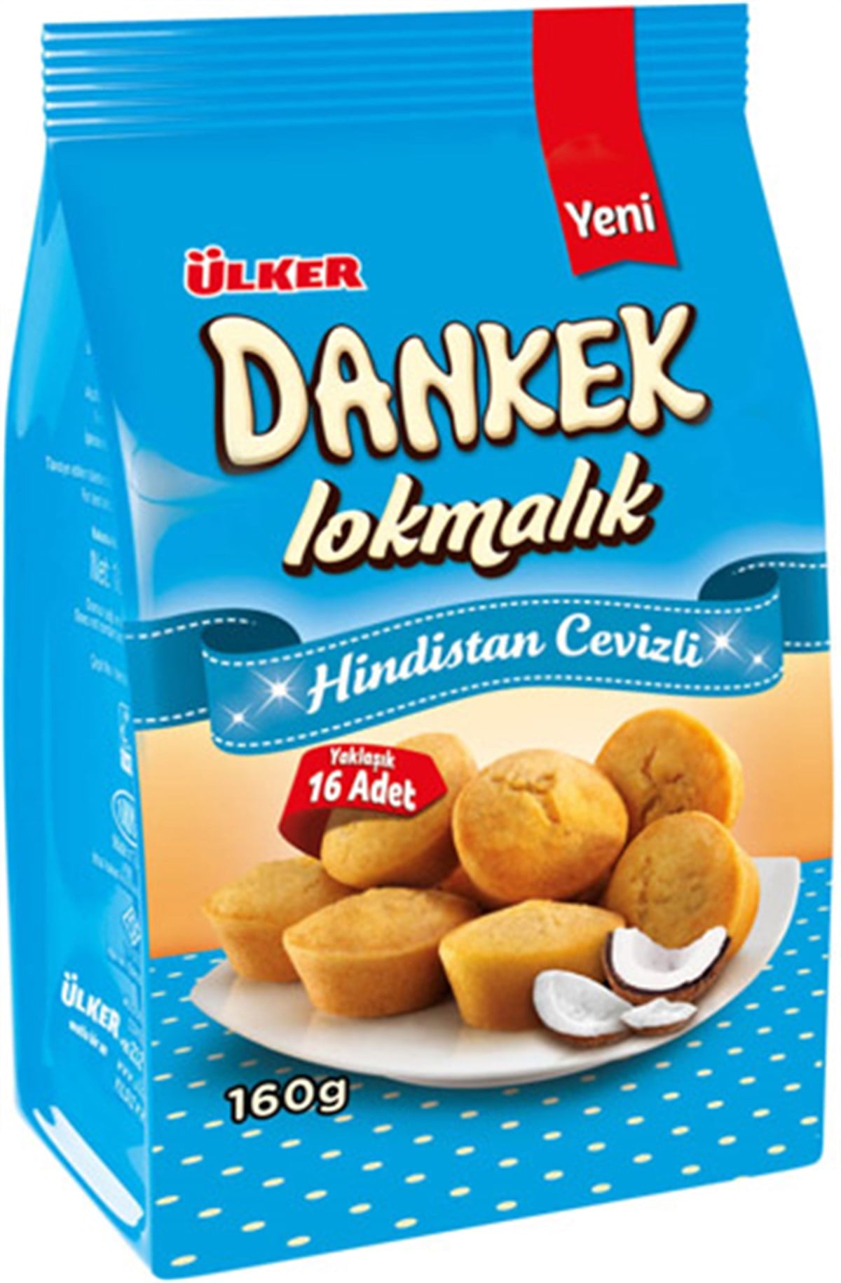 ULKER DANKEK LOKMALIK HİND.CEVİZLİ 160G