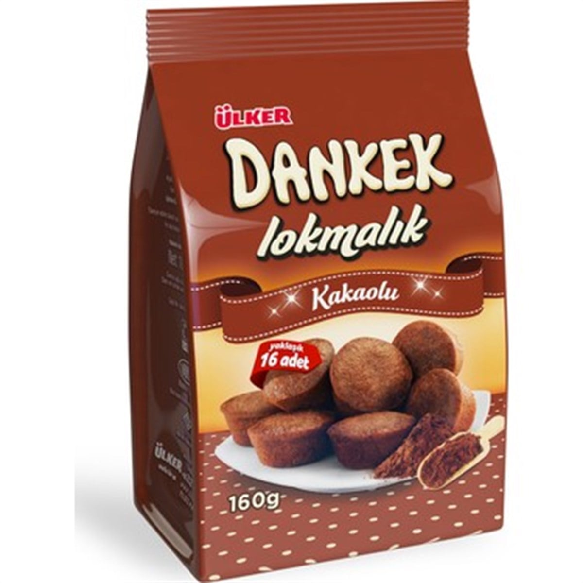 ULKER DANKEK LOKMALIK KAKAOLU 160 GR