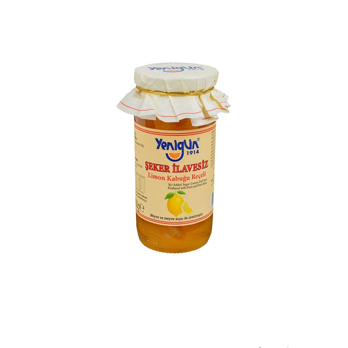 YENİGÜN ŞEKER İLAVESİZ LİMON KABUGU 