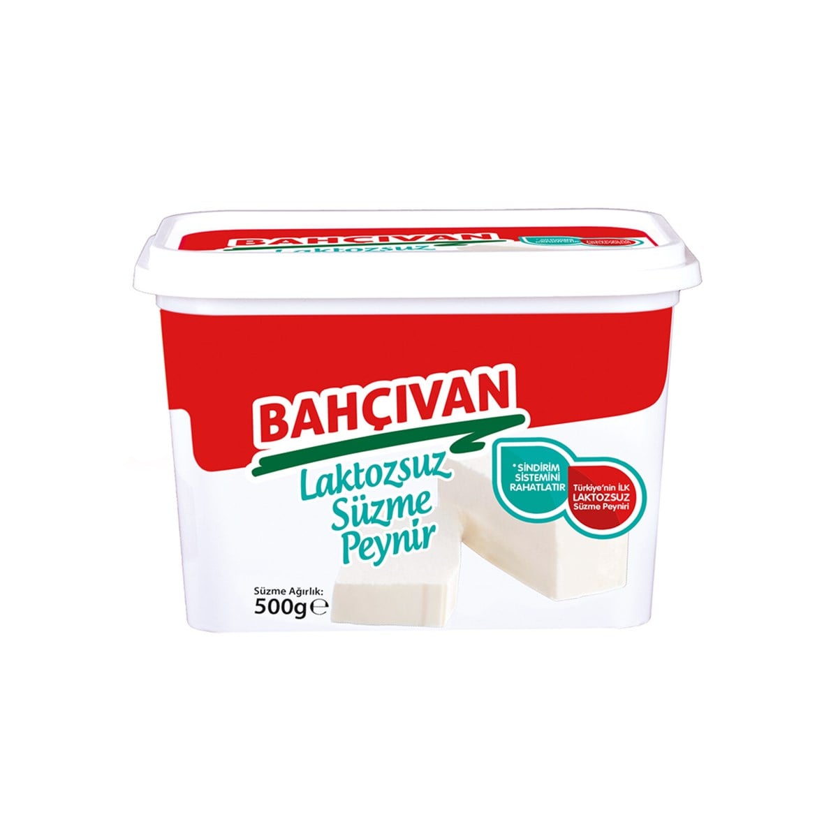 BAHÇIVAN LAKTOZSUZ SÜZME PEYNİR 500 GR