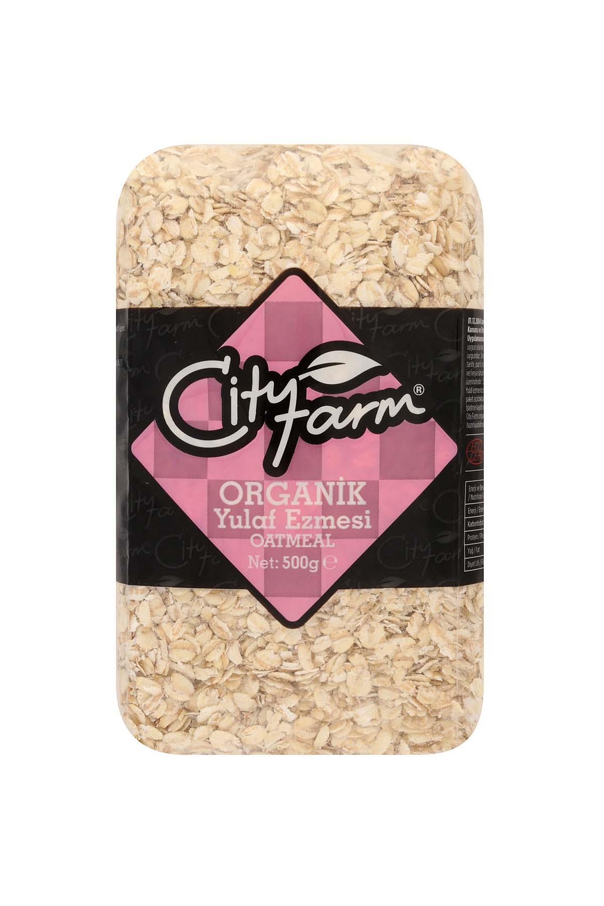 CİTY FARM ORGANİK YULAF EZMESİ 500 GR