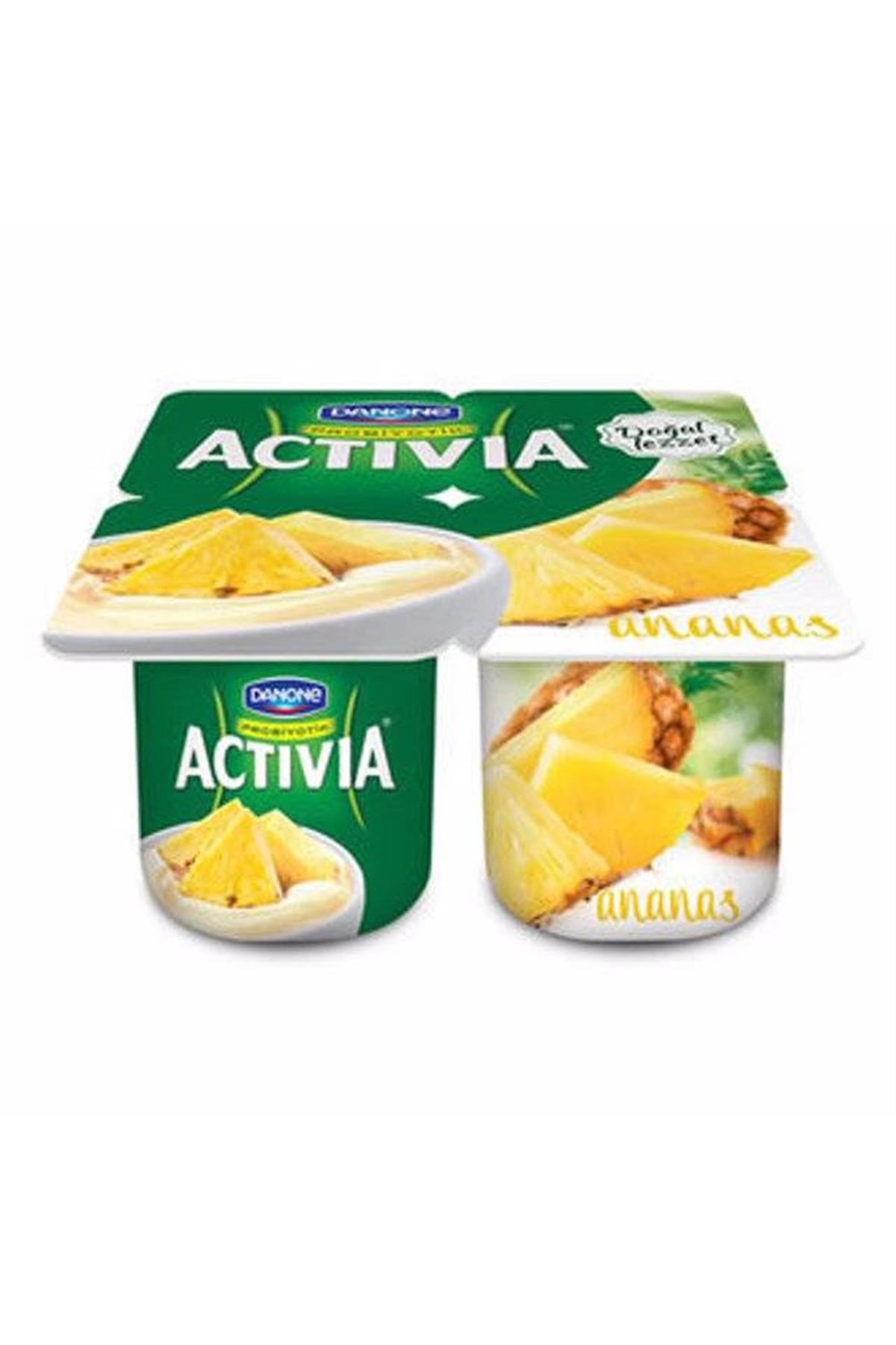 DANONE ACTIVIA ANANASLI 4X100 GR