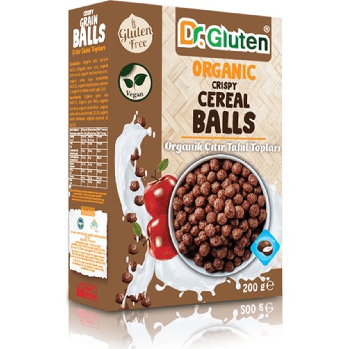 DR GLUTEN ORG.ÇITIR TAHIL TOPLARI 200 GR