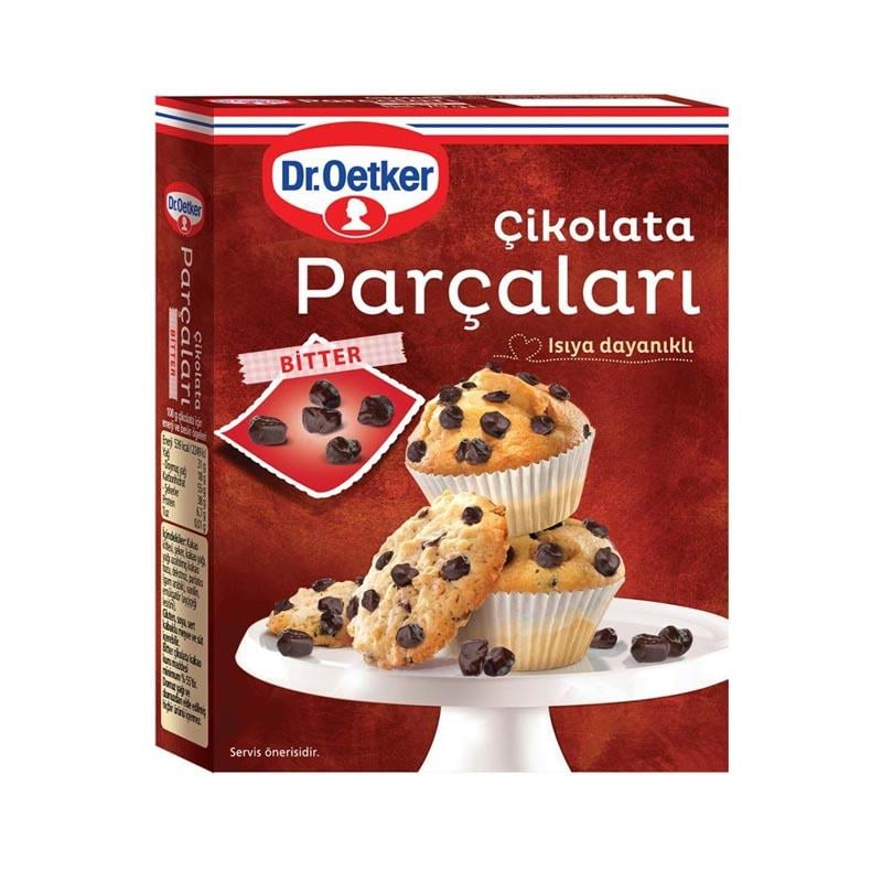 DR OTKER BİTTER ÇİKOLATA PARÇALARI 70 GR