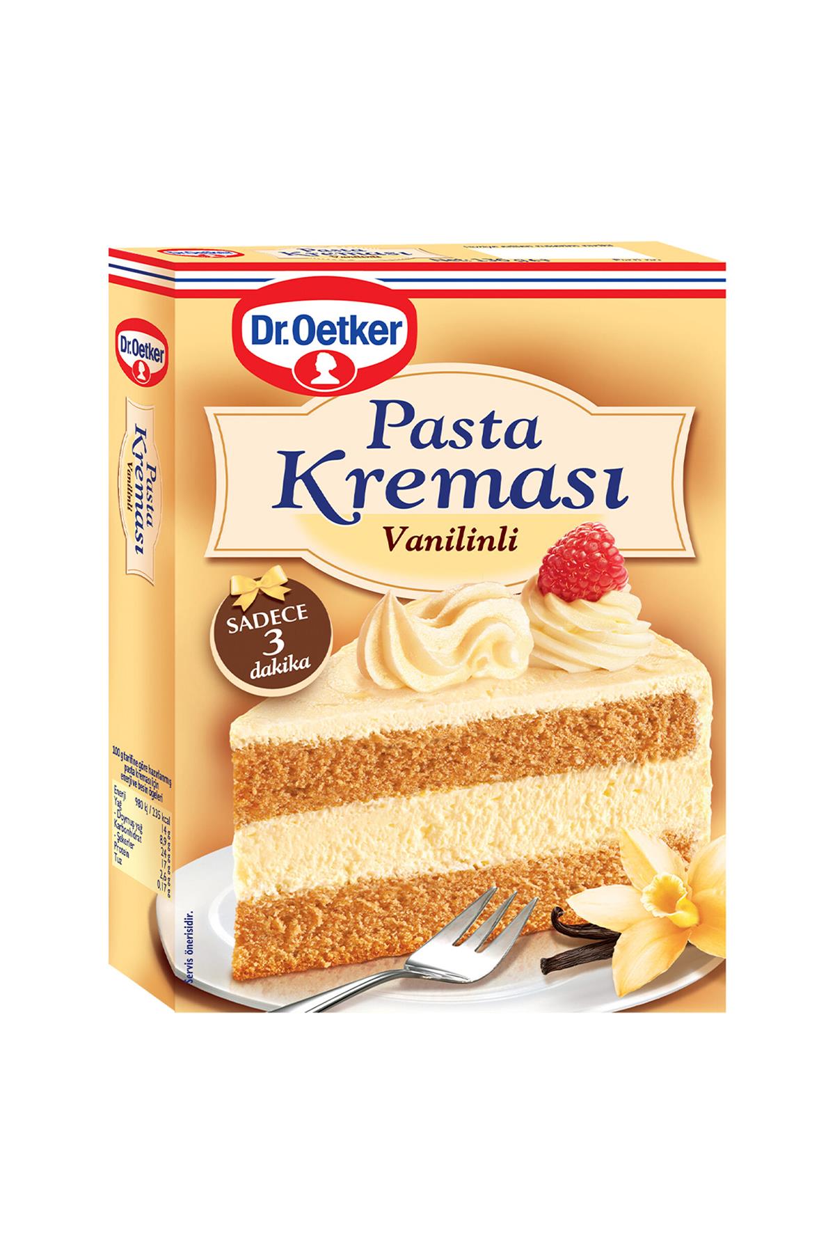 DR.OETKER VANİLİNLİ PASTA KREMASI 136 GR