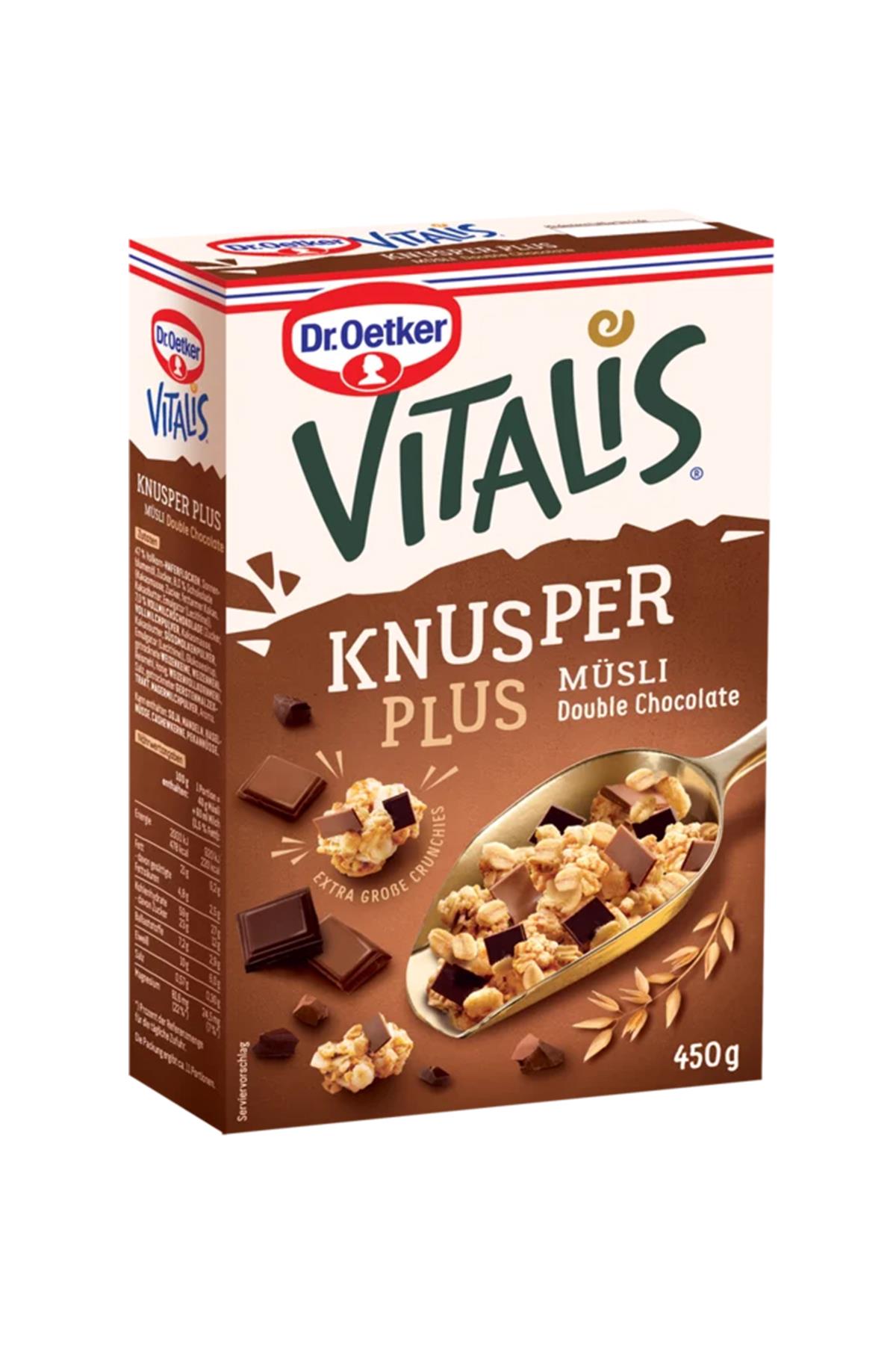 DR.OETKER.VİTALİS SÜTLÜ-BİTTER ÇİK. ÇIT.MÜSLİ 450G