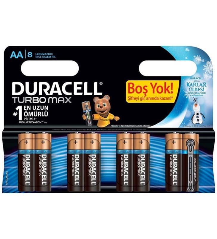 DURACELL TURBO MAX 8Lİ