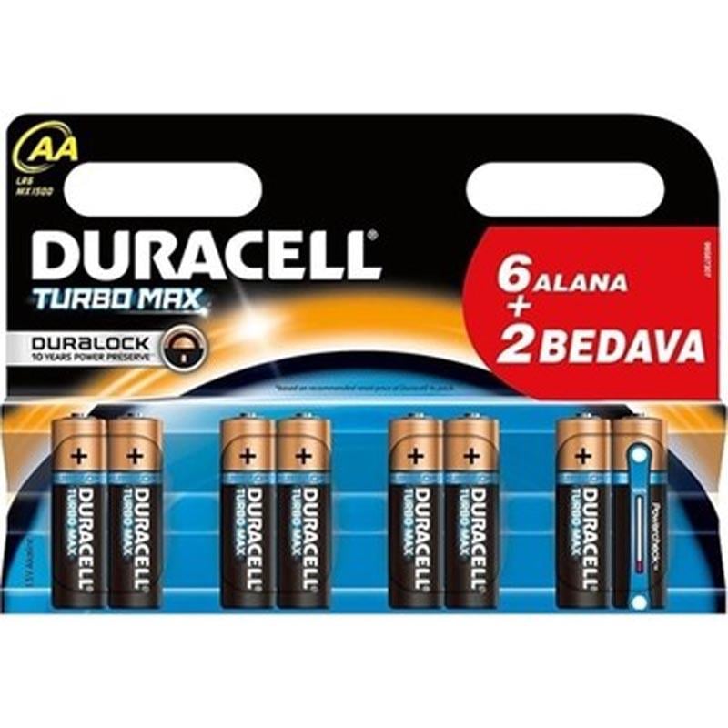DURACELL TURBO MAX AA 6+2