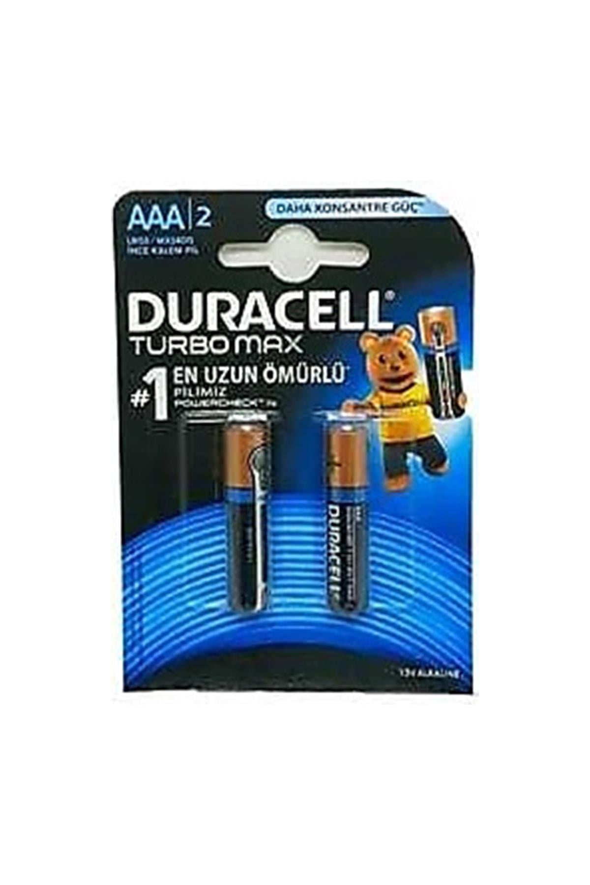 DURACELL TURBO MAX AAA 2 Lİ PİL