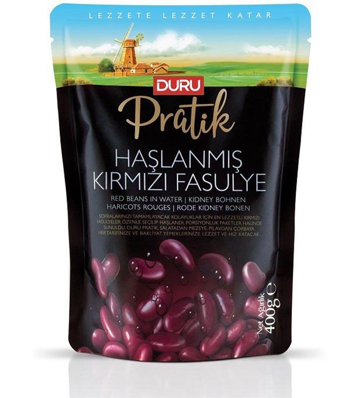 DURU PRATİK HAŞLANMIŞ KIRMIZI FASULYE 400 GR