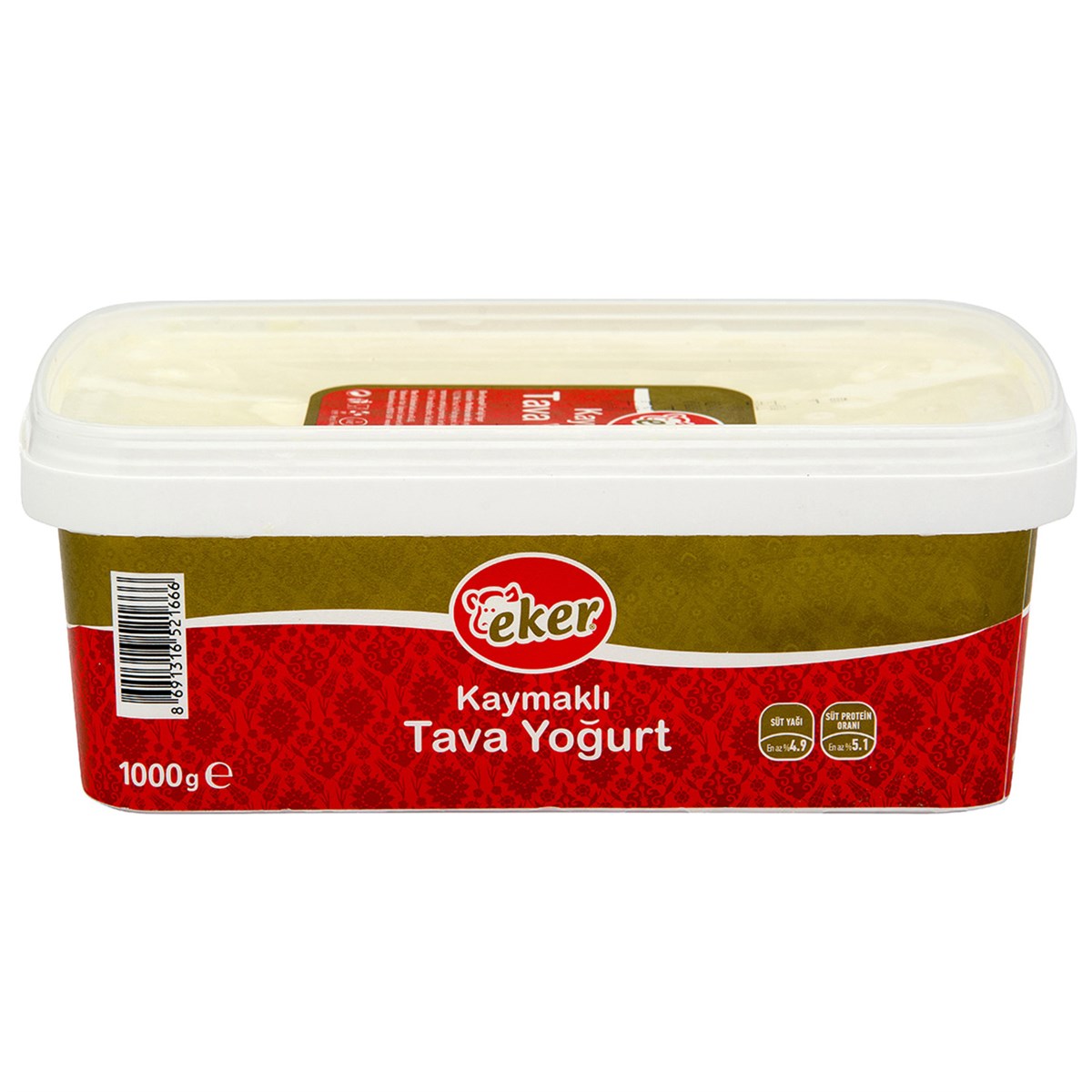 EKER KAYMAKLI TAVA YOĞURT 1000 GR