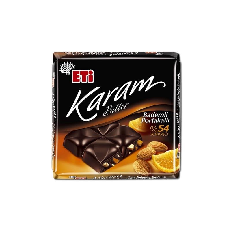 ETİ KARAM BİTTER BADEMLİ PORTA. PARÇA 60 GR