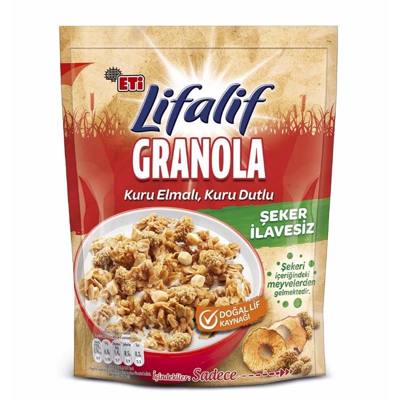 ETI LIFALIF GRANOLA ELMALI DUTLU 200 G