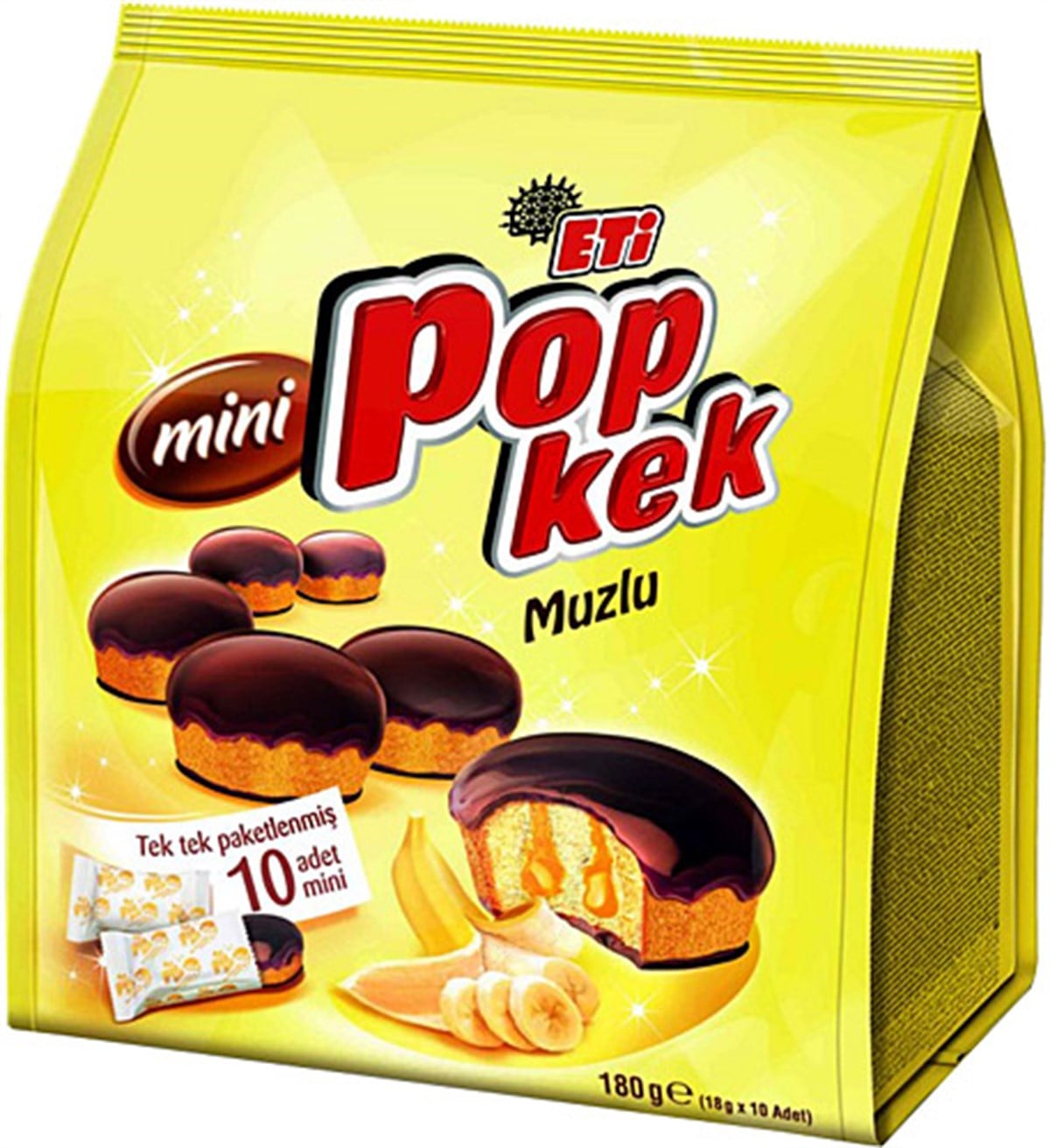 ETI POP KEK MİNİ MUZLU 180 GR