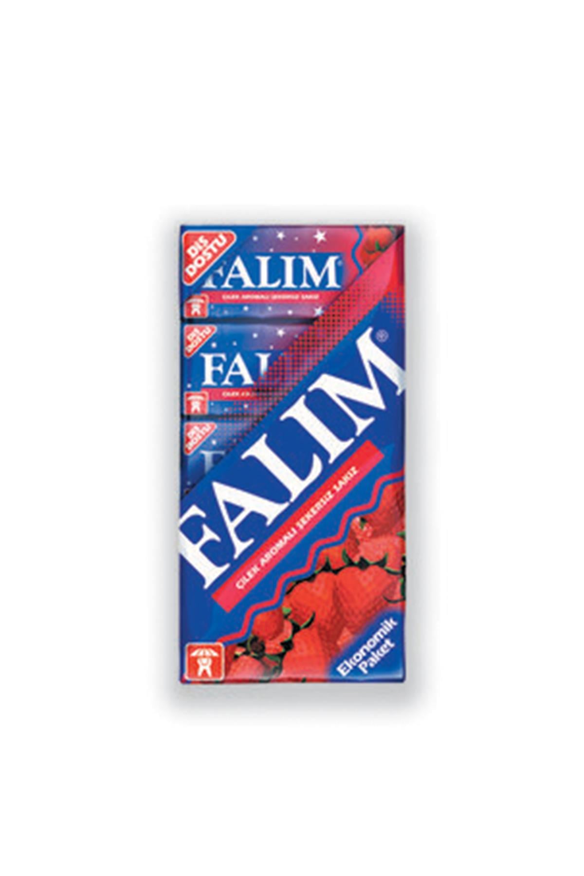 FALIM ÇİLEK AROM. ŞEKERSİZ SAKIZ 5Lİ