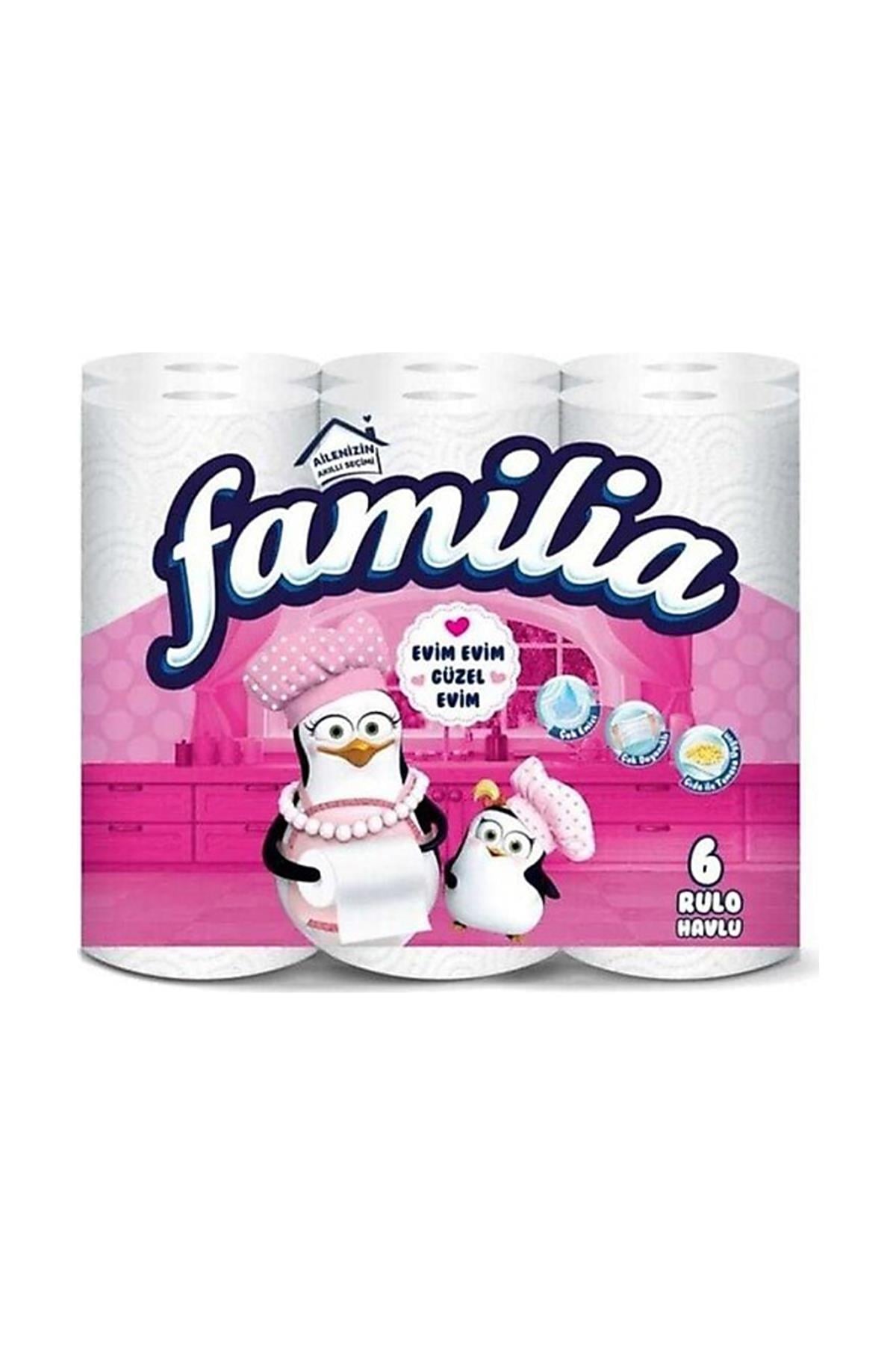 FAMİLİA 6LI RULO HAVLU 