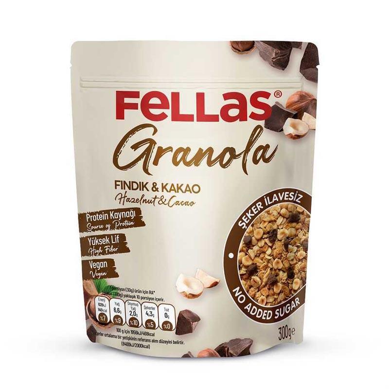 FELLAS FINDIK KAKAO GRANOLA 300 GR