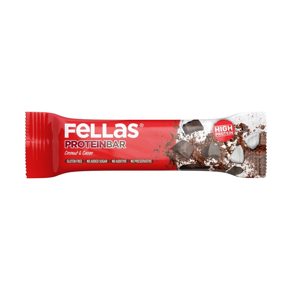 FELLAS PROTEIN BAR COCONUT KAKAO 45 GR