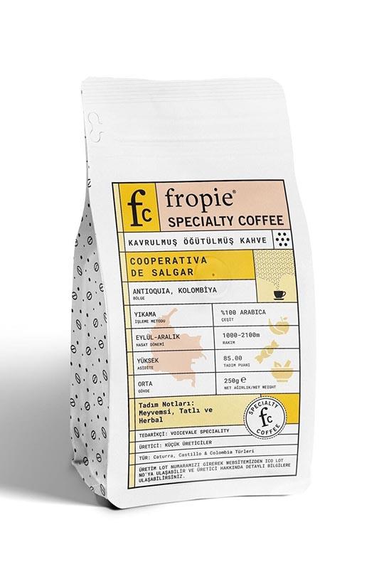 FROPIE KAVRULMUŞ ÖĞÜTÜLMÜŞ KOLOMBİYA KAH 250 GR