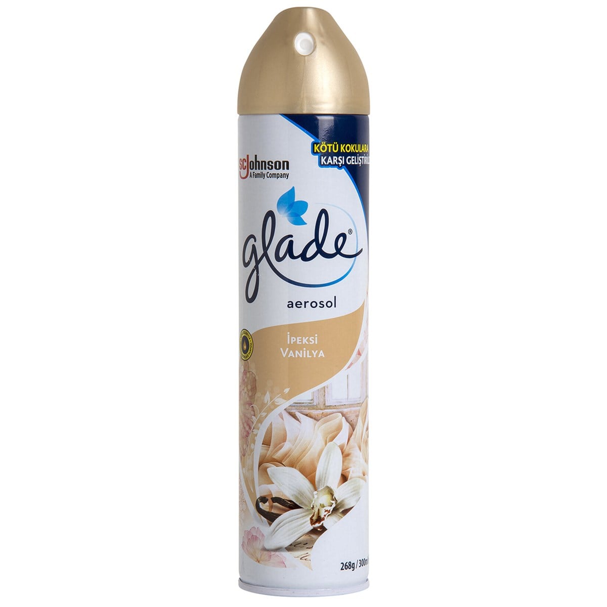 GLADE AEROSOL İPEKSİ VANİLYA ODA SPREYİ 300 ML