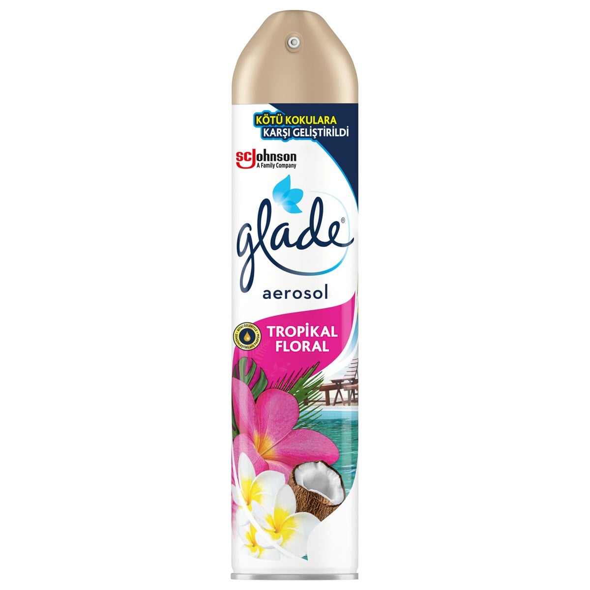 GLADE AEROSOL TROPİKAL FLORAL 300 ML
