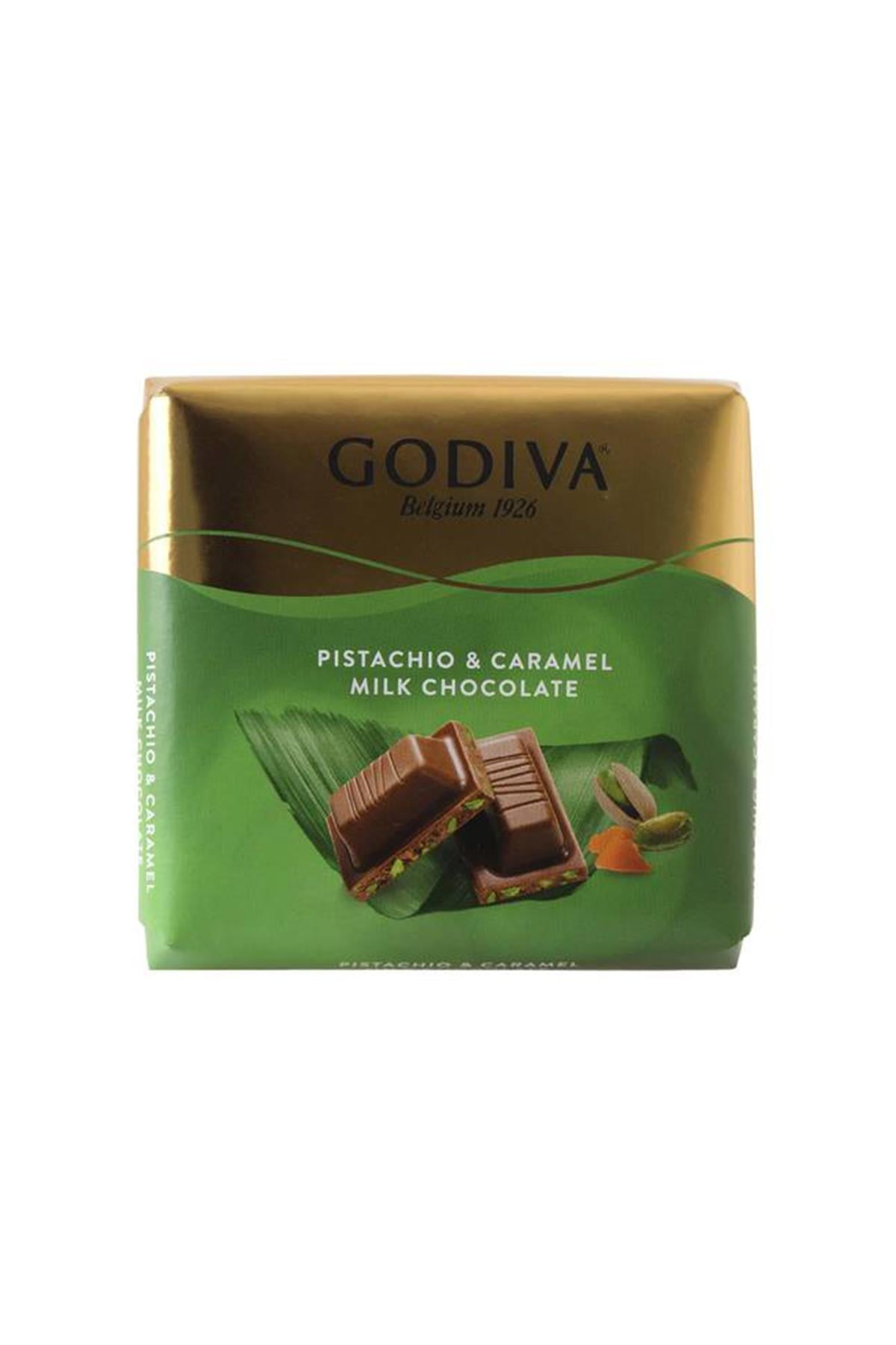 GODIVA ANTEP FISTIKLI KARE ÇİKOLATA 60 GR