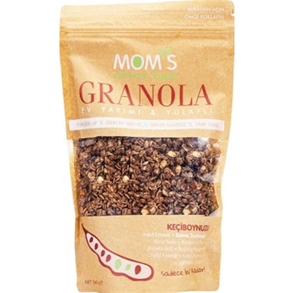GRANOLA EV YAPIMI YULAFLI KEÇİBOYNUZU 360 GR