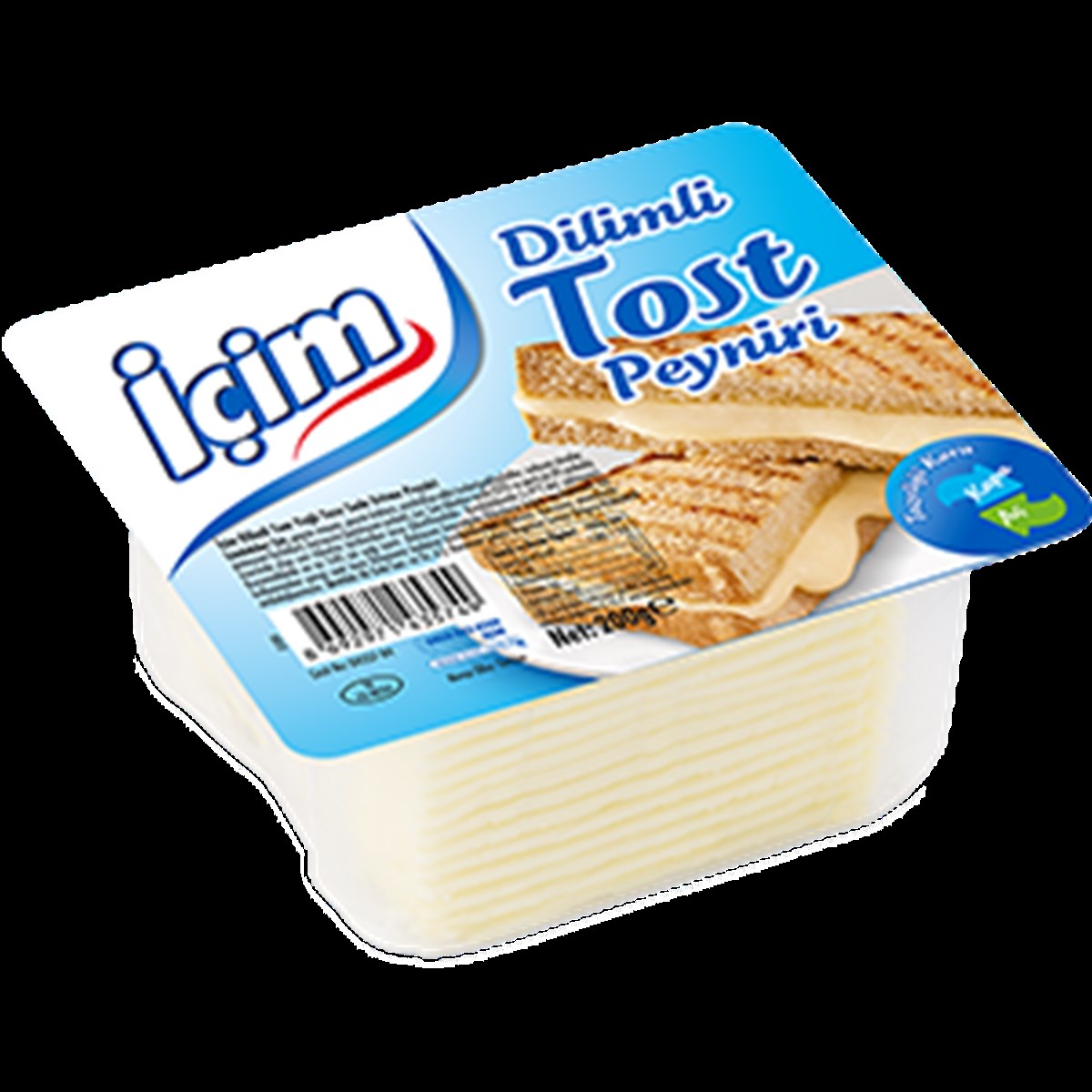 İÇİM DİLİMLİ TOST PEYNİRİ 500G