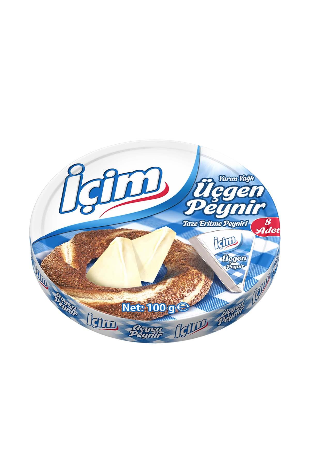 İÇİM ÜÇGEN TAZE ERİTME YARIM YAĞLI PEYNİR 100 GR