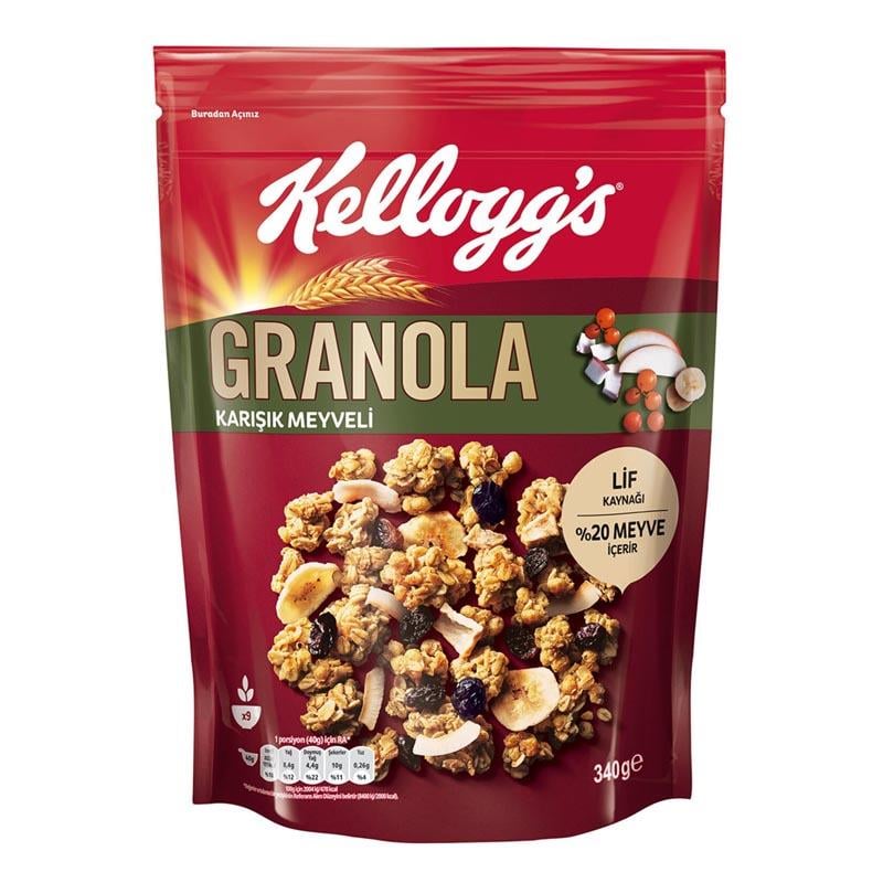 KELLOGGS GRANOLA KARIŞIK MEYVELİ 340 GR