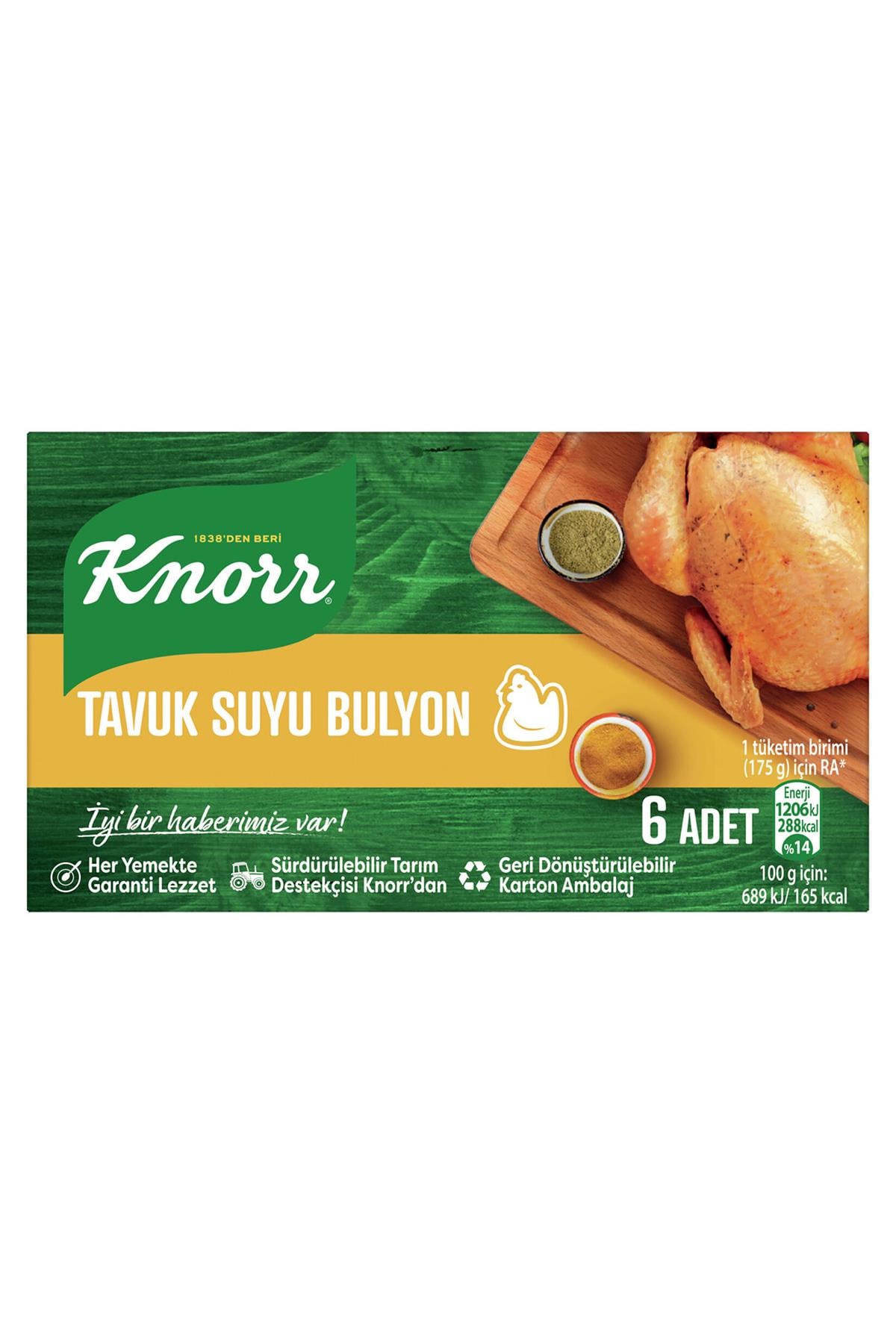 KNORR TAVUK BULYON  6 LI