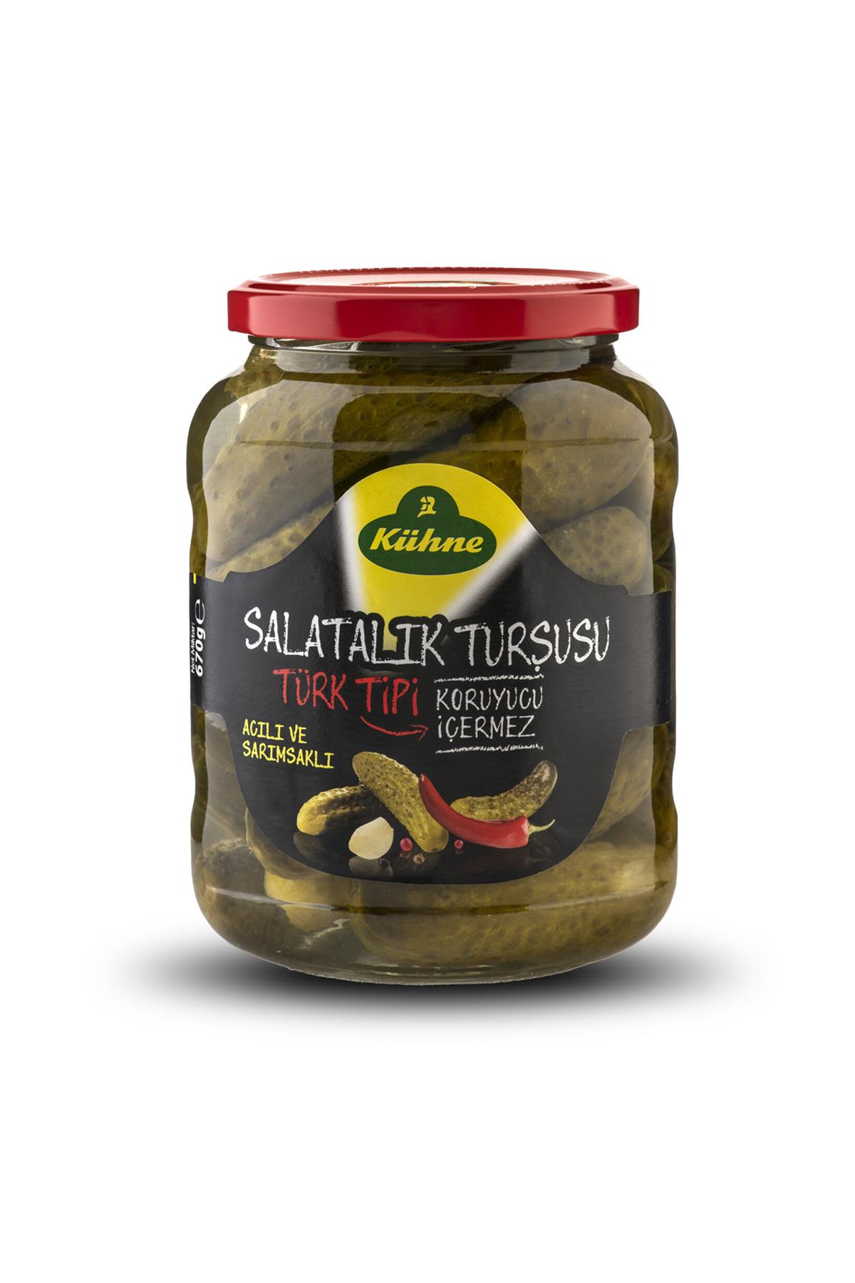 KÜHNE TÜRK TİPİ KORNİŞON TURŞU 670 GR