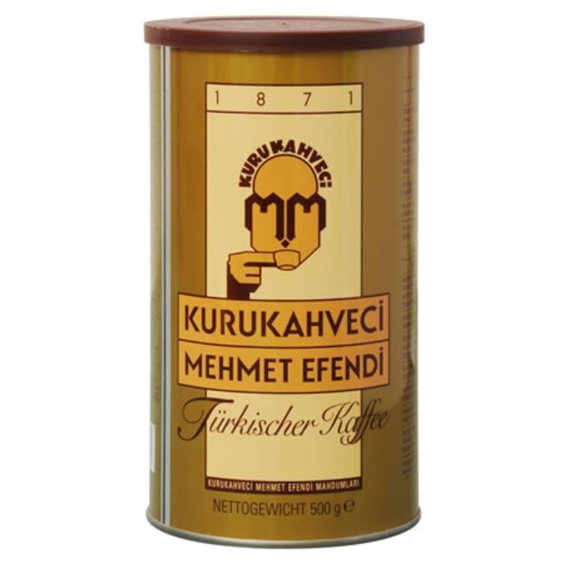KURUKAHVECİ MEH. EFENDİ TENEKE KUTU TÜRK KAHV.500G