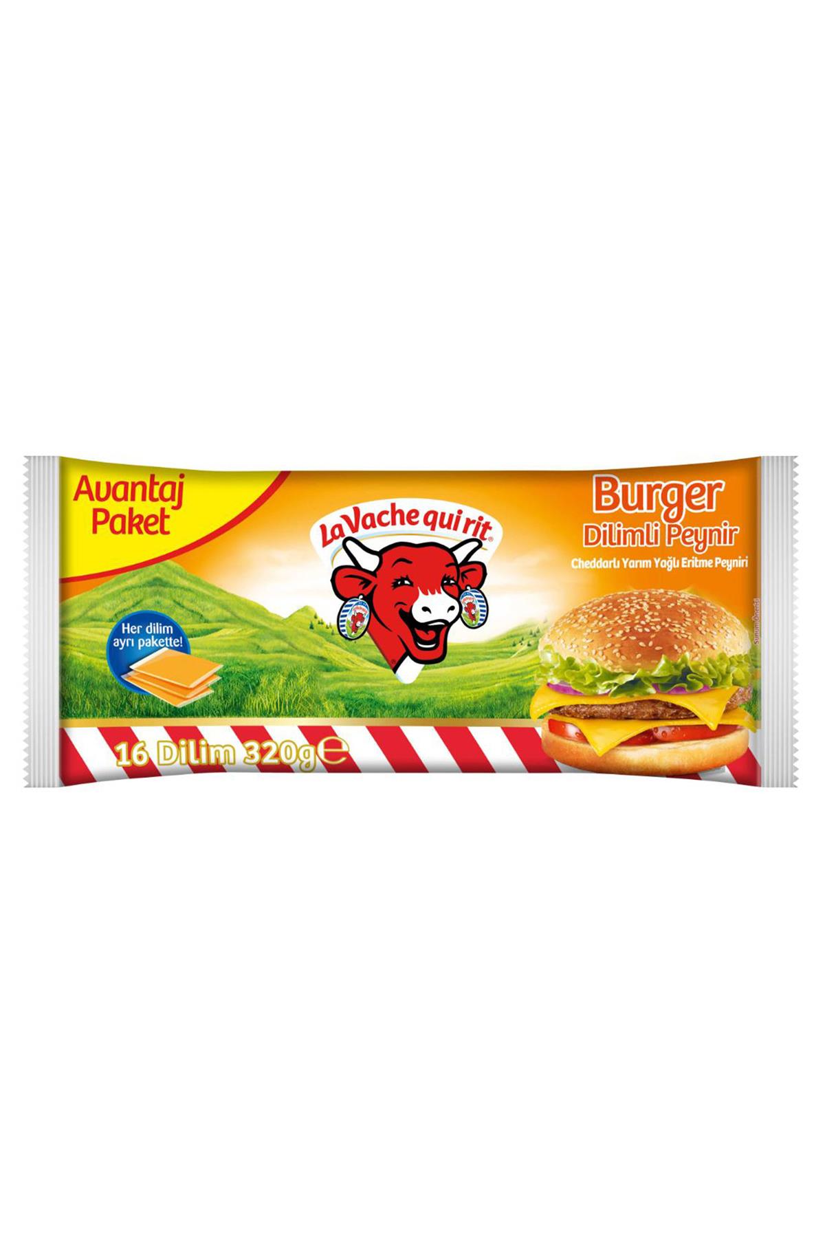 LA VACHE QUİRİT DİLİMLİ BURGER PEYNİR 320 GR