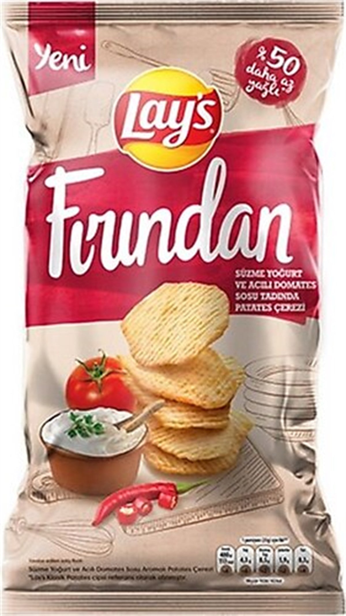 LAYS FIRINDAN SÜZME YOĞURT ACILI DOMATES