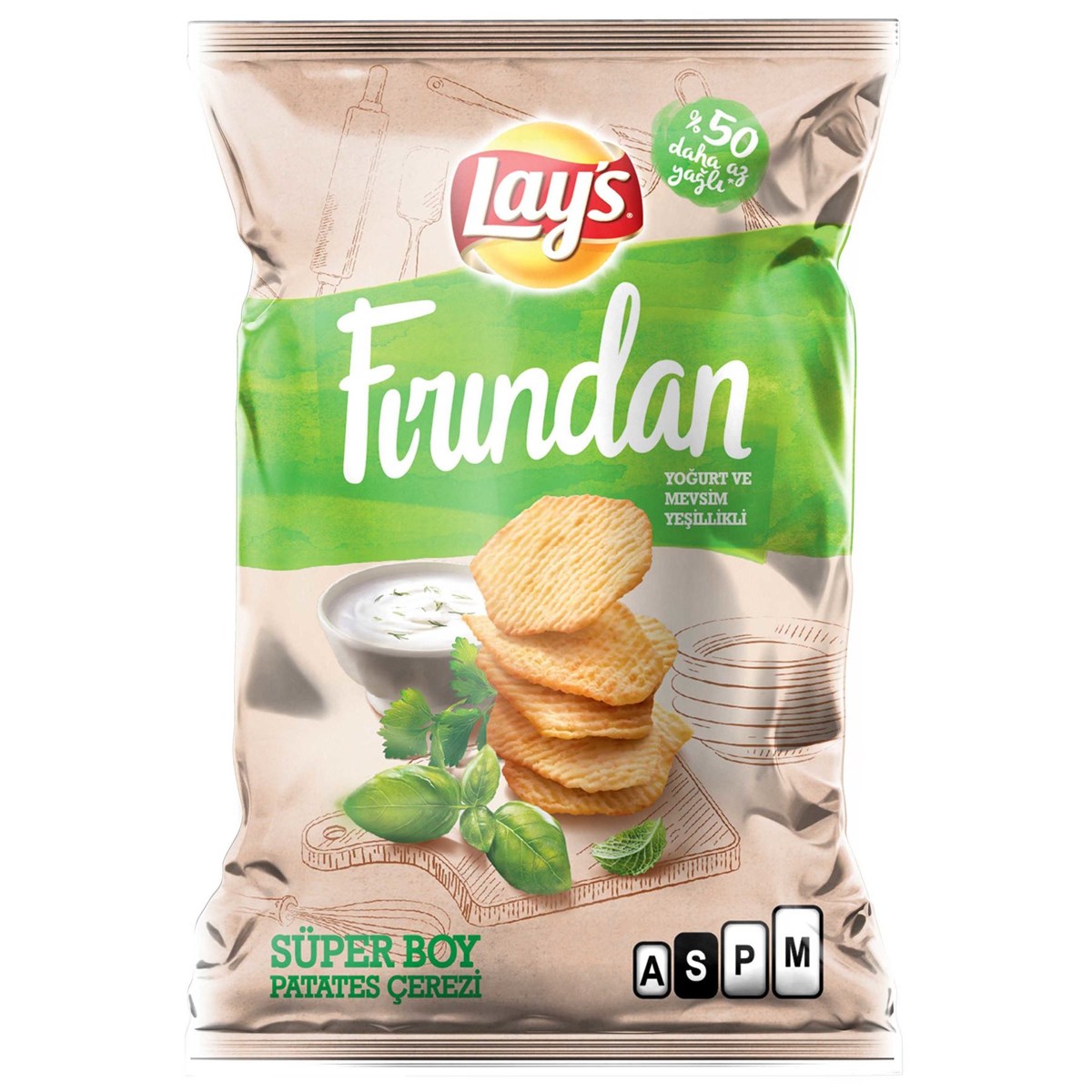 LAYS FIRINDAN YOĞURT VE MEVSİM YEŞİLLİKLİ