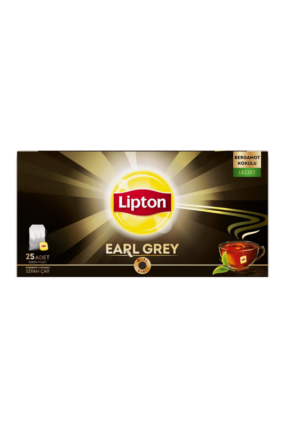 LIPTON EARLY GREY TEA 25 BAR.POSET