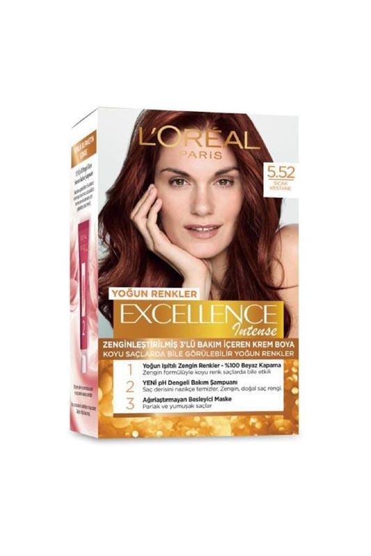 L`OREAL EXC INTENSE 5,52 SICAK KESTANE