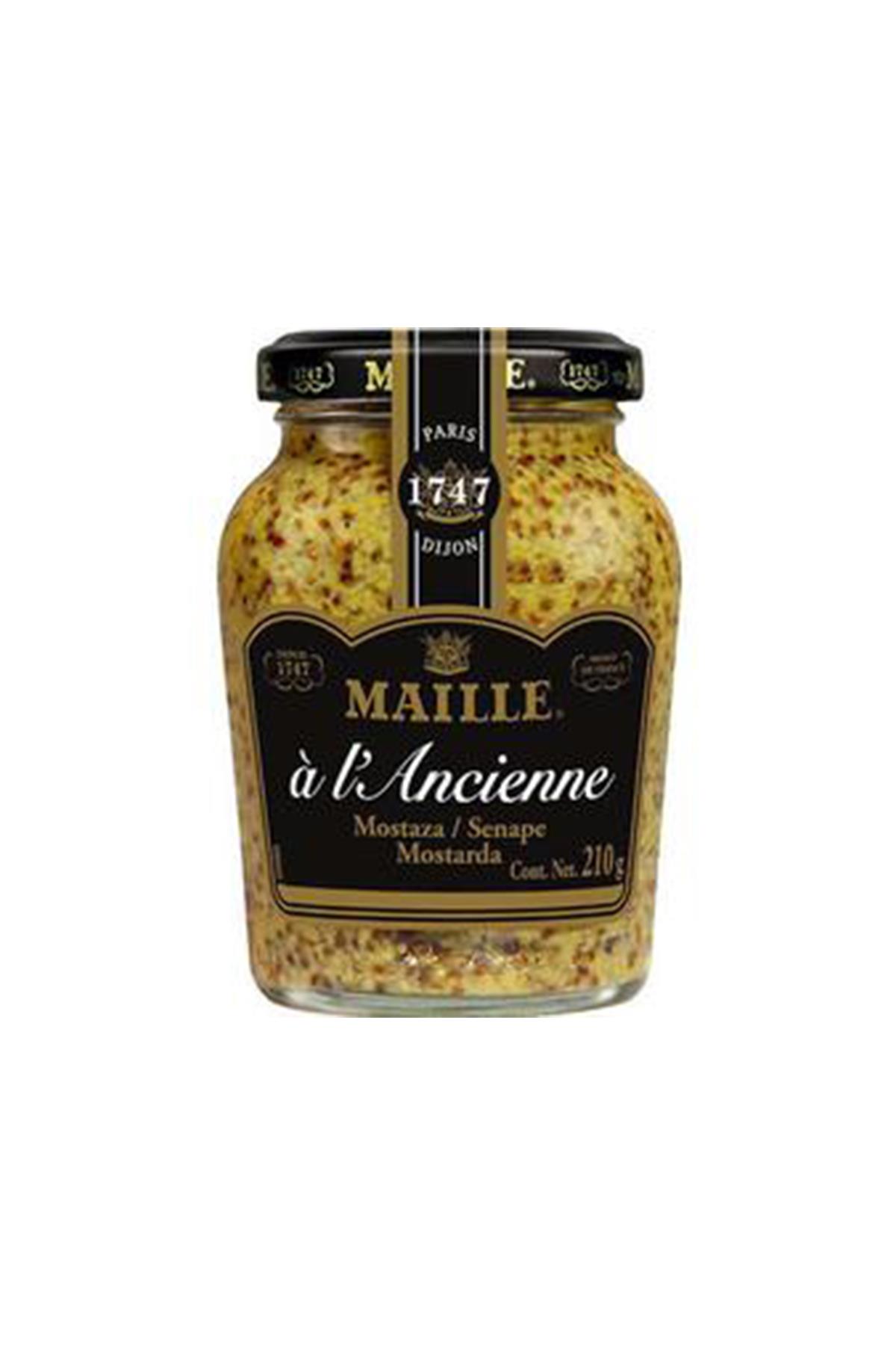 MAILLE GELENEKSEL TANELİ HARDAL 210GR