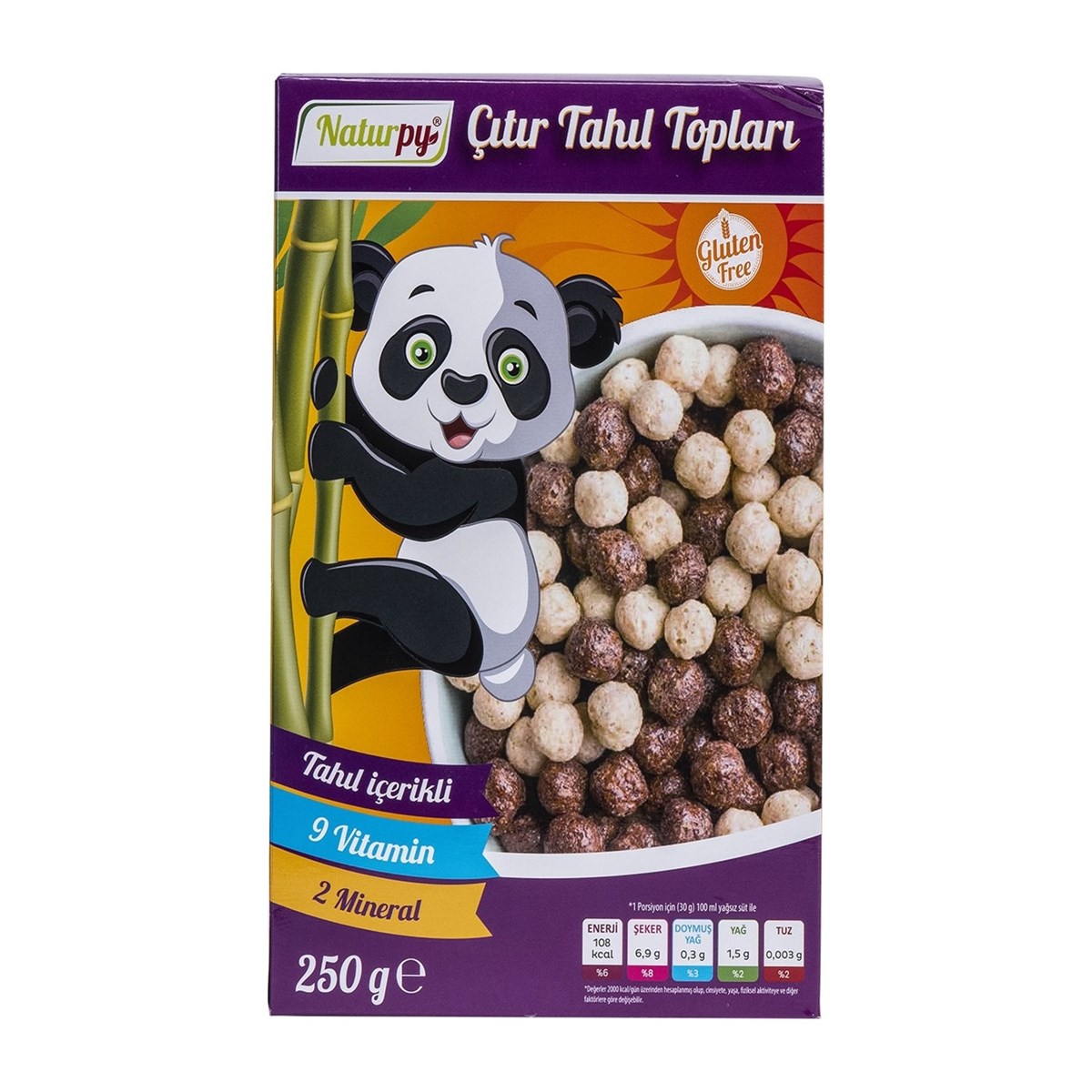 NATURPY ÇITIR TAHIL TOPLARI 250 GR